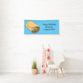Burrito cartoon illustratie spandoek (Insitu)