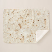 Burrito Deken Meel Tortilla Sherpa Fleece Gooi (Voorkant (horizontaal))