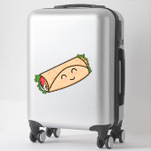 BURRITO DIE-CUT STYLE DECAL STICKER POUR VOITURE (Sur valise)