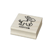 Burrito Donkey Leraarstempel Rubberstempel (Stempel)