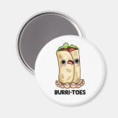 Burritoes Funny Burrito Pun Magneet (Voorkant / Achterkant)