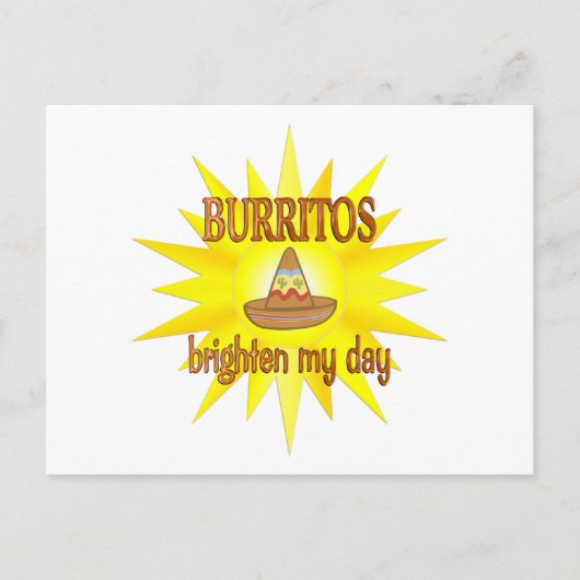 Burritos Brighten Briefkaart (Voorkant)