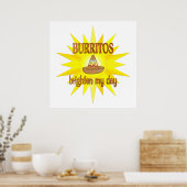 Burritos Brighten Poster (Keuken)