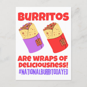 Burritos is een waanzinnig verhaal briefkaart