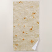 Burritos, reuzentortilla strandlaken (Voorkant)