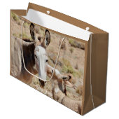 Burro Love Gift Bag Groot Cadeauzakje (Voorkant Gekanteld)