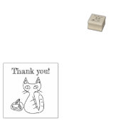 burros - kattestempel 	rubberstempel (Gestempeld)