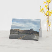 burros on route 66 greeting card (blank inside) kaart (Gele Bloem)