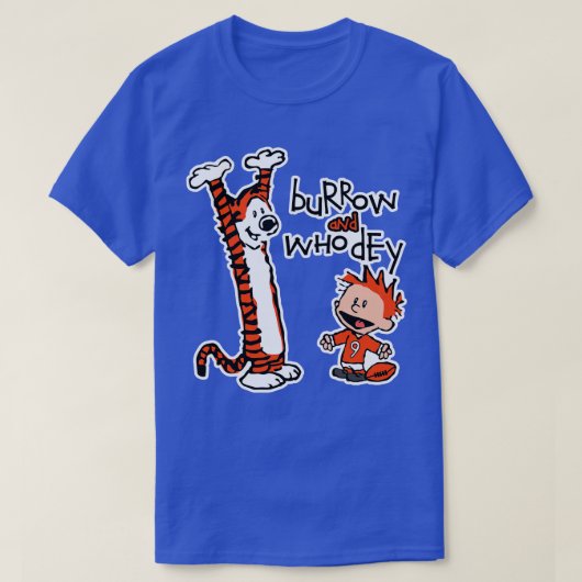 Burrow Who Dey T-shirt (Design voorkant)
