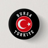 Bursa, Turkije Ronde Button 3,2 Cm (Voorkant)