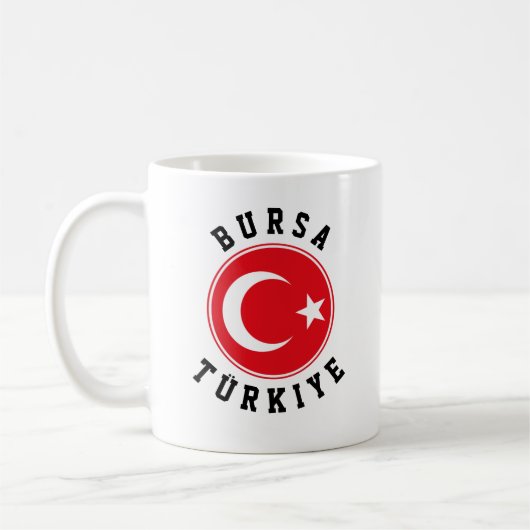 Bursa, Turquie Mug de café (Gauche)