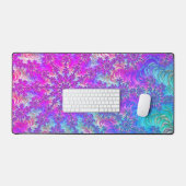 Burst de fractale coloré psychédélique vibrant et (Clavier et souris)