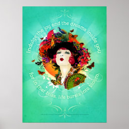 Burst in Bloom Poster