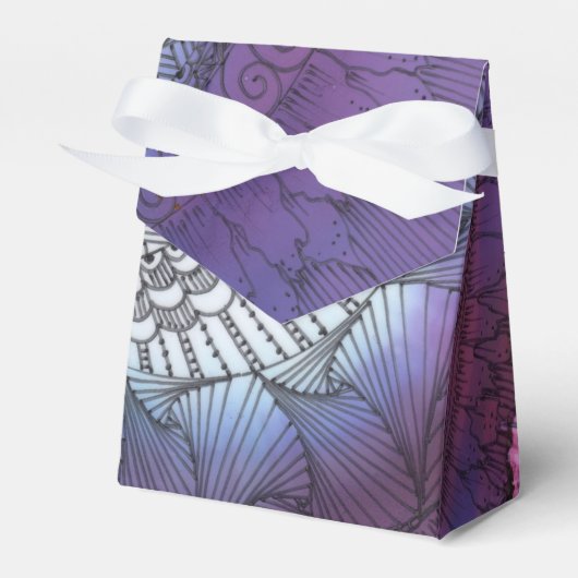 Burst of Color Favor Box Bedankdoosjes (Voorkant Zijde)