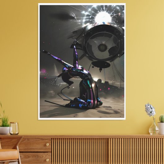 Burst of Joy Canvas Afdruk (Insitu (Woonkamer))