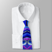 ~ Burst van Blue ~ Fractal Design ~ Original ~ ~ Stropdas (Gebonden)