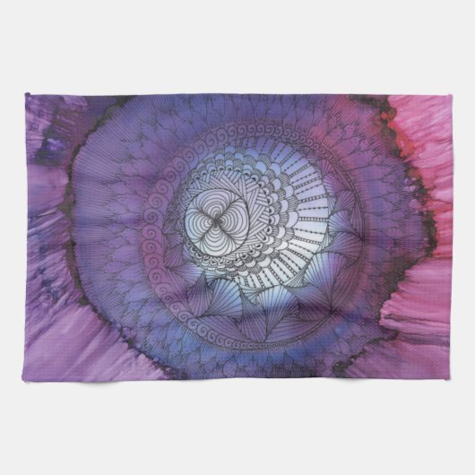 Burst van Colour Kitchen Towel Theedoek (Horizontaal)