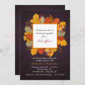 Burst van de Uitnodiging van de Kleur (Voorkant / Achterkant)