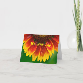 Bursting met Wishes Zonnebloem Verjaardag Kaart