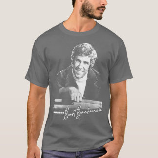 Burt Bacharach Retro jaren 60 esthetisch ontwerp T-shirt