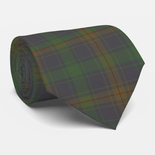 Burt Clan Tartan Stropdas (Opgerold)