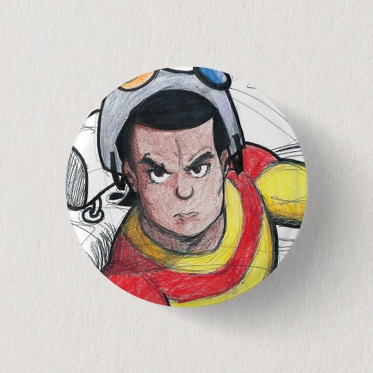 Burt Skye Small, 1¼ inch Ronde Button (Voorkant)