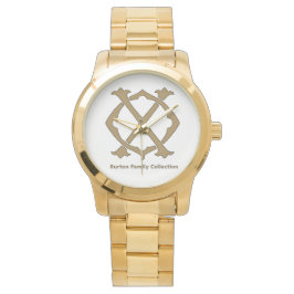 Burton Familie Oversized Gouden Armband Horloge