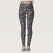 Burtonesque Skull Cupcake and Bats Leggings (Voorkant)