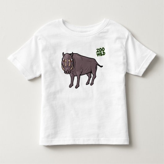 Buru Babirusa Kinder Shirts (Voorkant)