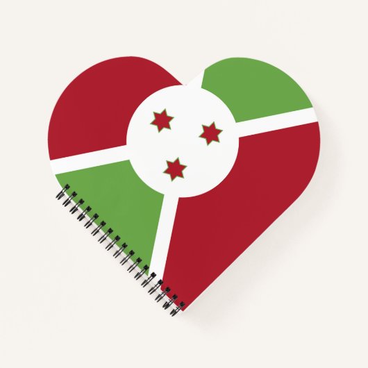 Burundese vlag notitieboek (Voorkant)