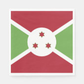 Burundese vlag servet (Voorkant)