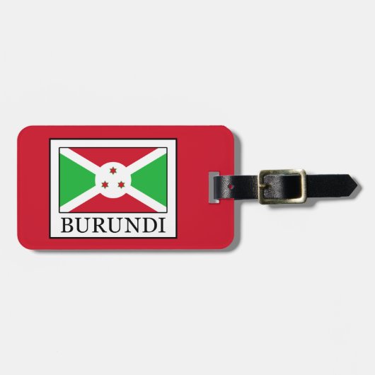 Burundi Bagagelabel (Voorkant horizontaal)