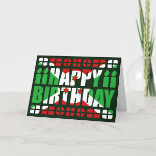 Burundi Flag Birthday Card Kaart