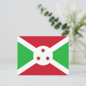 Burundi Flag Briefkaart (Staand voorkant)