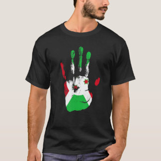 Burundi Flag Hand Mannen Vrouwen Kinder T-shirt