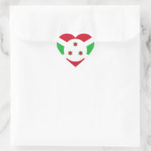 Burundi Flag Hart Sticker (Tas)