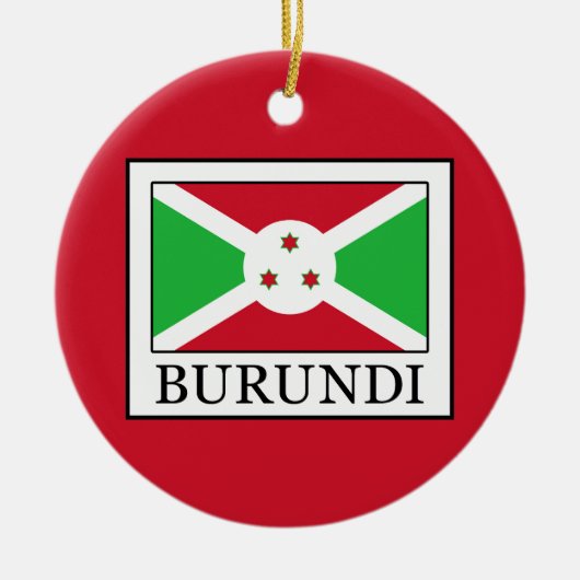 Burundi Keramisch Ornament (Voorkant)