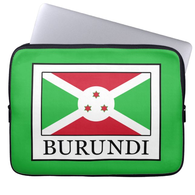 Burundi Laptop Sleeve (Voorkant)
