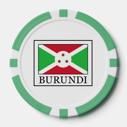 Burundi Poker Chips (Voorkant)