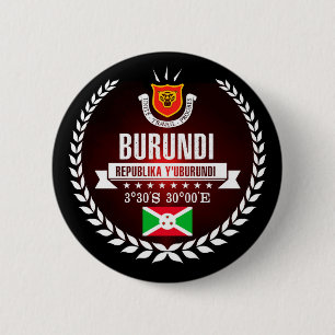 Burundi Ronde Button 5,7 Cm