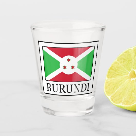Burundi Shot Glas (Voorkant)