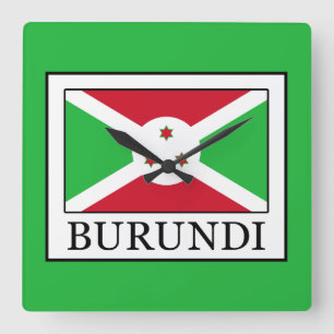 Burundi Vierkante Klok