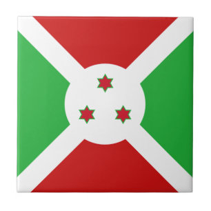 Burundi Vlag Keramische Tegel Tegeltje