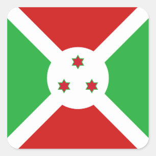 Burundi Vlag Sticker