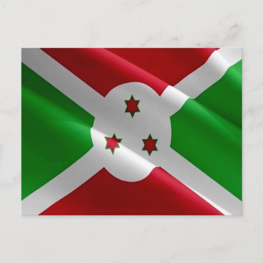 Burundi - Vlaggolven - Briefkaart (Voorkant)