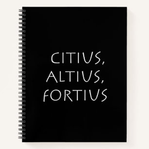 Burundus altius fortius notitieboek