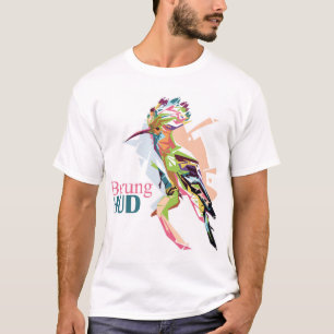 Burung HUD Pop kunst T-shirt