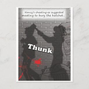 "Bury the Hatchet" Briefkaart