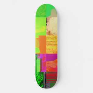 Bus 1521 Abstracte Glitch Art Cyberpunk Raster Skateboard