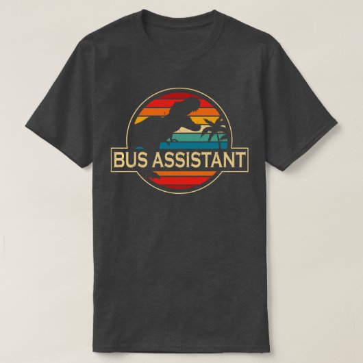 Bus Assistant Dinosaur T-shirt (Design voorkant)